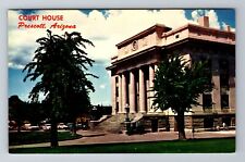 Prescott AZ-Arizona, Yavapai County Courthouse, Antique, Vintage Postcard picture