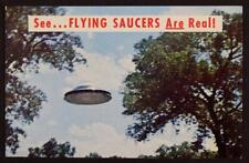 1963 Extraterrestrial Spaceship NM Ad Card for the AFSCA Post Card PC1-54 picture