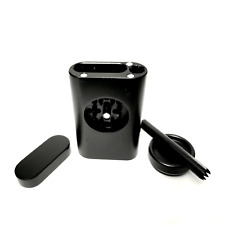 DUGOUT MAGNETIC ALUMINUM WITH GRINDER, ASHTRAY, STORAGE, AND ONE HITTER - BLACK picture