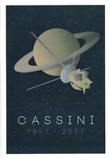 CASSINI-HUYGENS MISSION STICKER ~ SATURN PLANET MOONS TITAN ESA NASA JPL 3.75