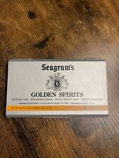 Vintage Seagrams Golden Spirits 1980’s Solar Cell Calculator Gin Vodka Rum picture