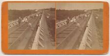NEW YORK SV - Genesee River - Portage Railroad Bridge - H. Besancon 1870s picture