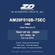 AMD AM29F016B-75EC Flash Memory IC Used Tray of 90 DC MIXED picture