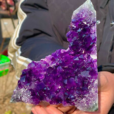 347G Natural Amethyst geode quartz cluster crystal specimen Healing picture