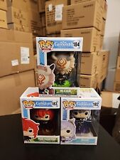 FUNKO POP Asia - Genshin Impact Complete Set Of 3 - Diluc, Keqing, & Hilichurl  picture