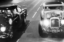 American Graffiti Cars Racing On Boulevard 24x36inch Poster picture