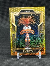 2025 Topps Chrome Pixar Gold Anxiety Gilded Mini-Diamond Etch Refractor #/50 picture