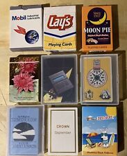 Vintage Playing Card Lot (9 Decks) ~ Complete With Jokers ~ Brands New/Sealed picture