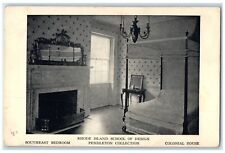 c1940 Southeast Bedroom Rhode Island Pendleton Collection Colonial RI Postcard picture