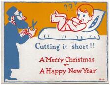 ANTI SEMITE XMAS NEW YEAR CIRCUMCISION CARD JEW Brit Bris Semitic Jewish Holiday picture