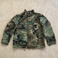 VTG 1985 US Army Chemical Protective Jacket Multi Pocket XL Camo Military 80s picture