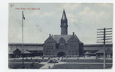 c1908 Union Station Terre Haute IN postcard [S.584] picture