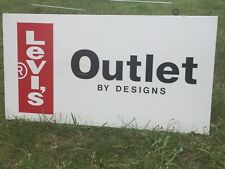Levi's NY Outlet Sign, Original Commercial Advertising Vintage LOGO picture