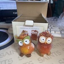 ceramic owl salt and pepper shakers picture