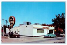 c1960's Brown's Grill Roadside The House Of Cleanliness Wichita KS Cars Postcard picture
