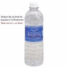 Sneak Alcohol Caps Reseal Your Water Bottle Perfectly Aquafina 16.9 oz 500 mL picture