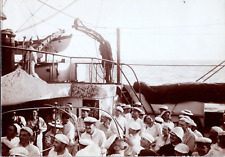 On board a boat, crossing the line midships before the ceremony, 1899 Vi picture