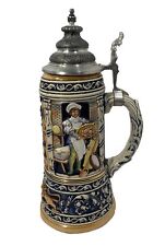 KING Germany Limitaet 2002 12” Medieval Professions Lidded Beer Stein-#378/2500 picture