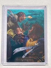 2018 Marvel Masterpieces Battle Spectra Gems BS9 Cyclops Vs Wolverine 1/99 Alpha picture