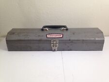 VINTAGE TOOLS CRAFTSMAN TOMBSTONE SHALLOW SOCKET TOOL BOX CROWN LOGO MECHANIC picture