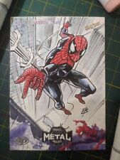 2021 Upper Deck Metal Universe Sketch Card - Spider-Man  1/1 - by Ed Bilas picture