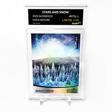 STARS AND SNOW Photo Card 2024 GleeBeeCo Holo Nature Slabbed #STDL-L /25 picture