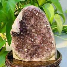 1040g Natural Amethyst Geode Mineral Specimen Crystal Quartz Energy Decoration picture
