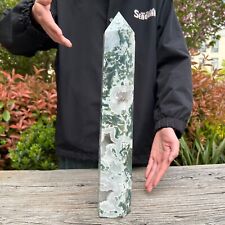 6.9LB 15.6'' Large Natural Moss Agate Crystal Reiki Healing Point Tower Obelisk picture
