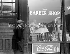 1941 Barber Shop, Chicago, Illinois Old Photo 8.5