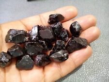 Awesome Red Garnet 20 Piece Raw 12-16 MM Size Untreated Garnet Healing Crystal  picture
