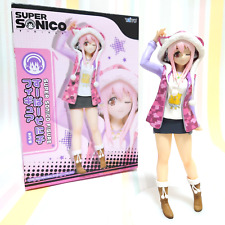 Taito Super Sonico Tiger Hoodie Figure Pink Parka 18cm Anime Girl Statue Kawaii picture