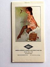 Original June 1973 Pinup Girl Notepad by Fritz Willis Gentle Genevieve picture