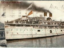 1912 Postcard U.S. Mail Ship Steamship City of South Haven Michigan Payne USA picture