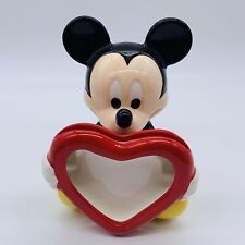 Disney Mickey Mouse Heart Valentine Picture Holder 5”T 2.5”W picture