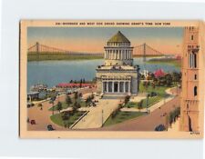 Postcard Panoramic View of Riverside & West Side Drives Showing Grant's Tomb NY picture