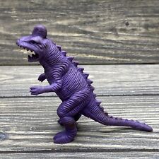 Vintage Corythosaurus Plastic Dinosaur Figure Purple 3.5