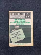 1971 Anti-Landlord Black Panther Vintage Newspaper, Black Excellence, Californi picture