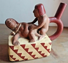 Moche Peruvian Erotic Sexuality Huaco  Handmade / Reproduction Pottery picture