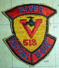 Beret Flash Patch - Apocalypse Now - River Patrol Boat 518 - Vietnam War - K.819 picture