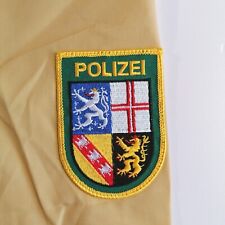 Genuine Ex German Police Shirt Polizei Short Sleeve Beige Large Patch size XXX L picture