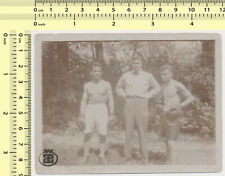 #071 1920's Boxing Match Muscular Men Beefcake Guys Judge Boxers vintage photo picture