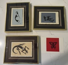 Beautiful Hopi Influence Ink Sketchings Framed picture