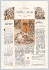 1928 Postum Grape-Nuts Double Cause For Rejoicing VINTAGE PRINT AD AM28 picture