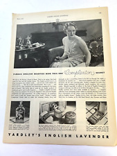 1932 Print Ad Yardley's English Lavender Complexion Secret Pretty Woman Beauty picture