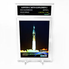 JUPITER C WITH EXPLORER 1 Card GleeBeeCo Holo Space #JP19-L NASA /49 picture