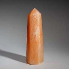 Genuine Polished Orange Selenite Point from Morocco (1.7 lbs) picture