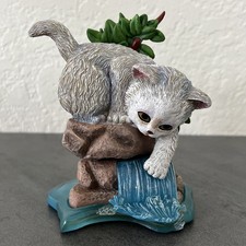 Hamilton Purr-fect Adventure Collection Scholz Splashin Good Cat Kitten Figurine picture
