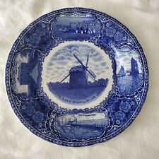 Hyannis, Mass Cape Cod Rare Antique Flow Blue Historic Plate picture