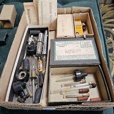 Antique Medical Supplies Lot 1930s Needles, Glass Droppers, Products Etc picture