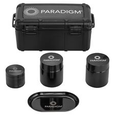 Paradigm Travel Stash Box, Airtight, Glass Jars, Grinder Kit picture